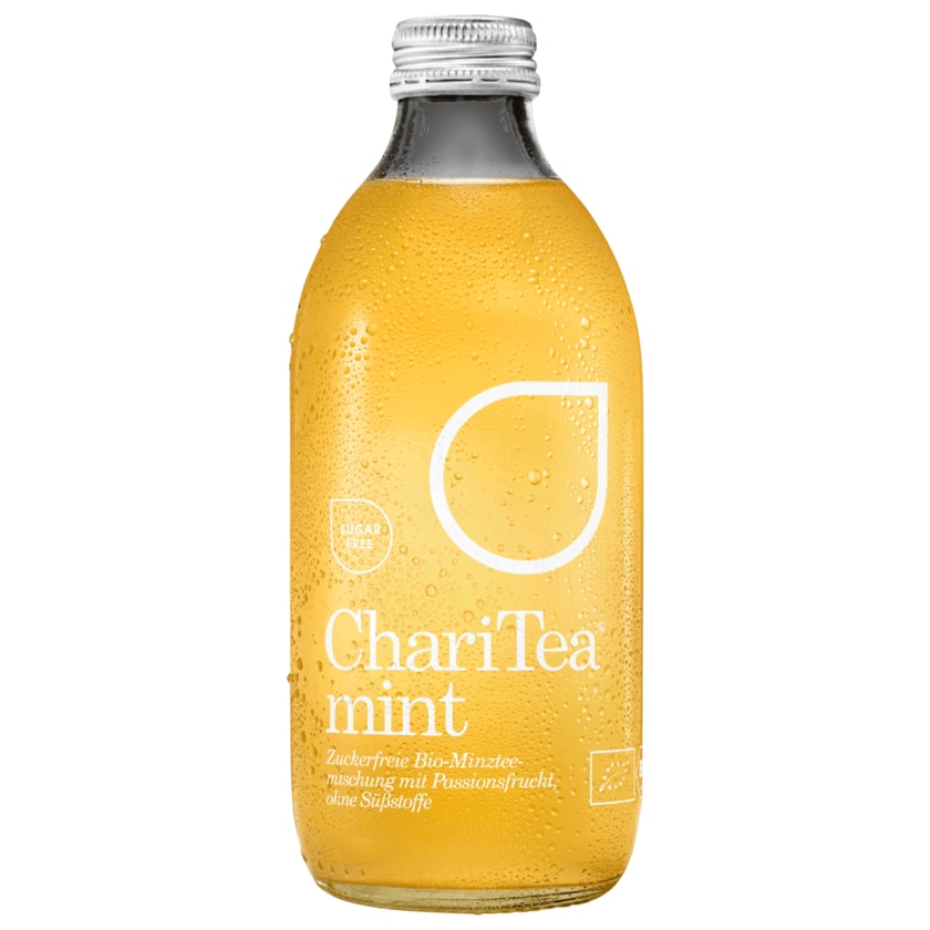 ChariTea Bio Fairtrade Eistee Mint Sugarfree 0,33l